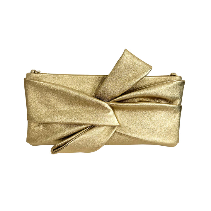Rania Clutch in Antique Gold