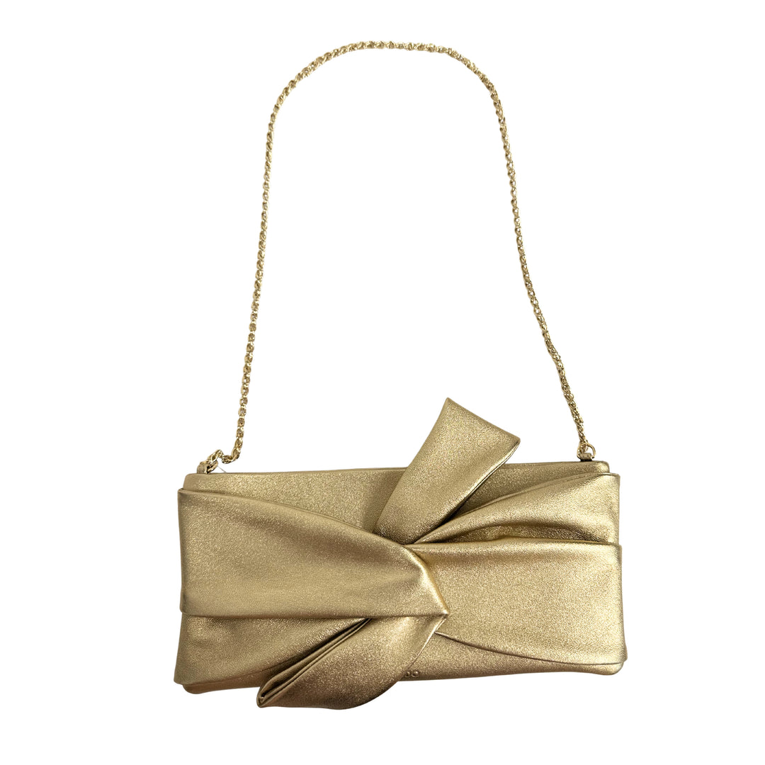 Rania Clutch in Antique Gold