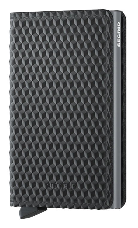 Cubic Slimwallet - Black Titanium