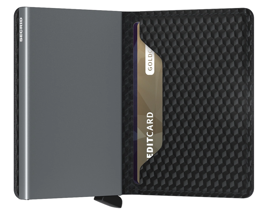Cubic Slimwallet - Black Titanium