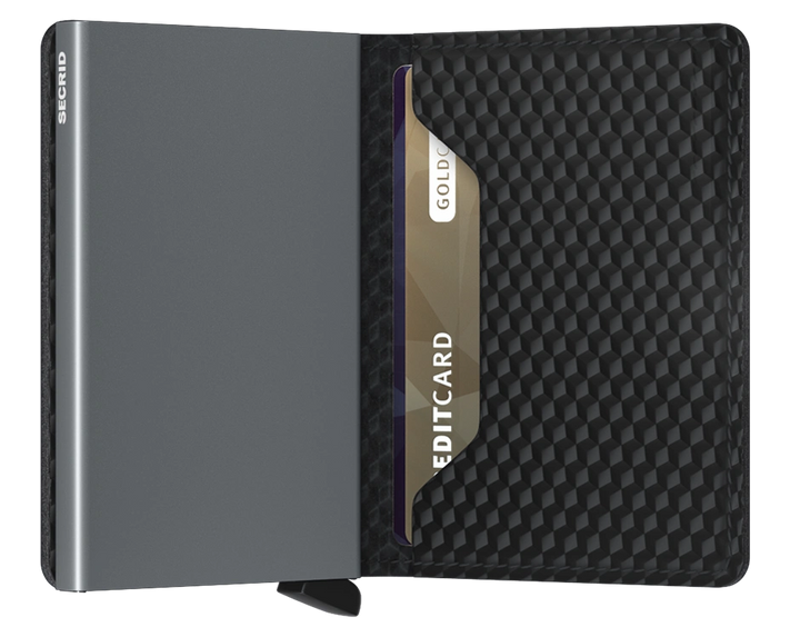 Cubic Slimwallet - Black Titanium