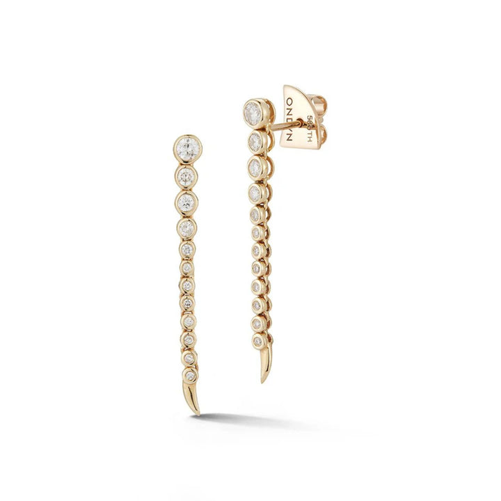 Short Continuum Earring - 0.47ct 18KY