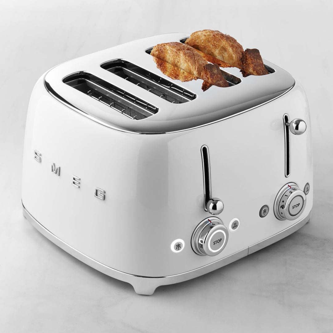 50's Retro Style 4x4 Toaster - Pastel Blue