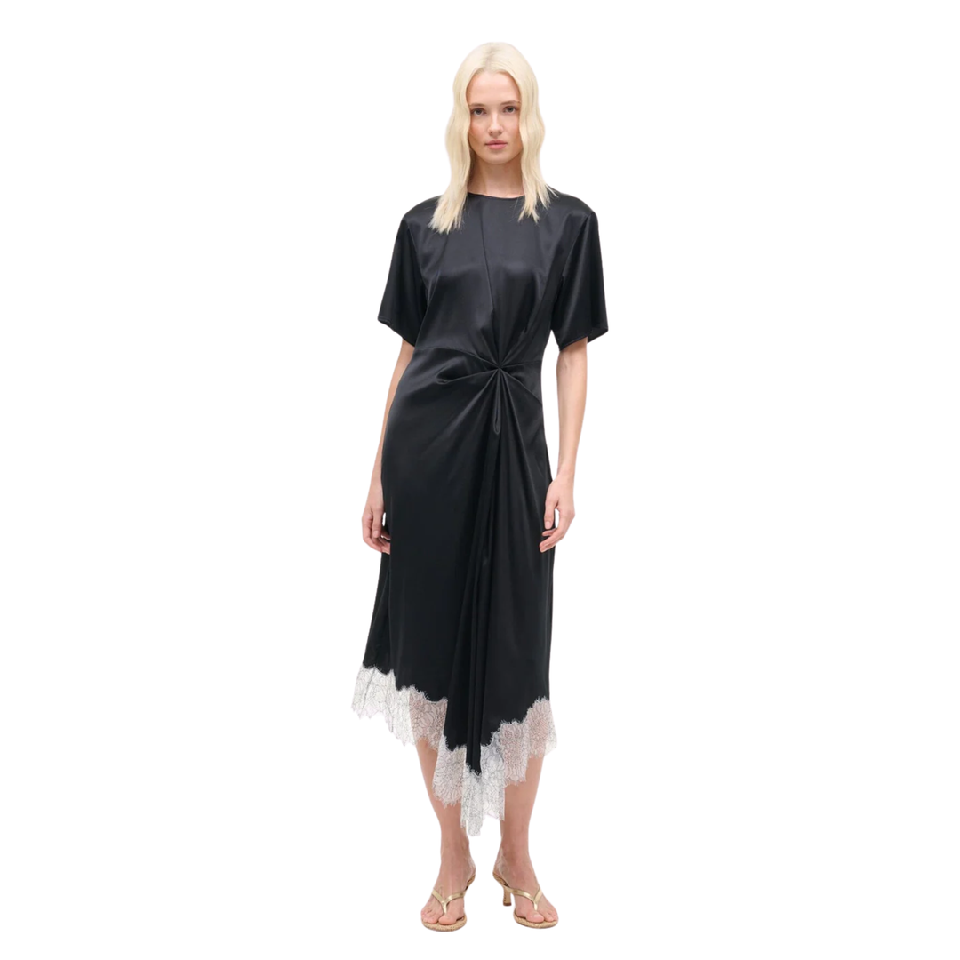 staud silk dress Staud Women's Jaelyn Silk Maxi Dress - Mink
