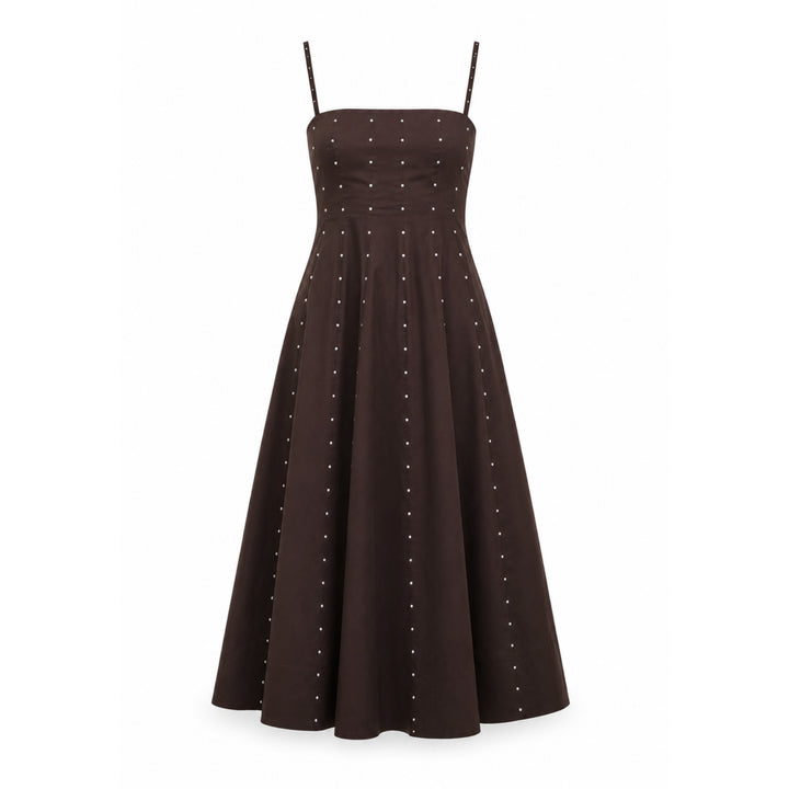 Wylie Dress in Earth Studs