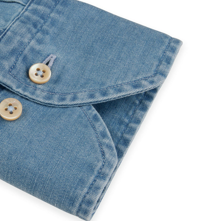 Blue Denim Sport Shirt