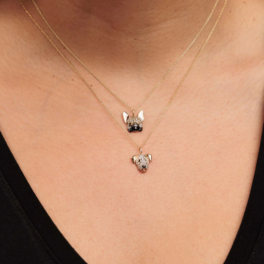 JACK RUSSELL CHARM ON MEDIUM TIFFANY CHAIN