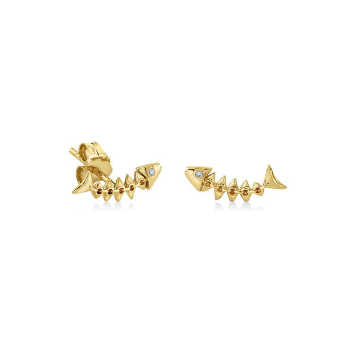 FISHBONE STUDS