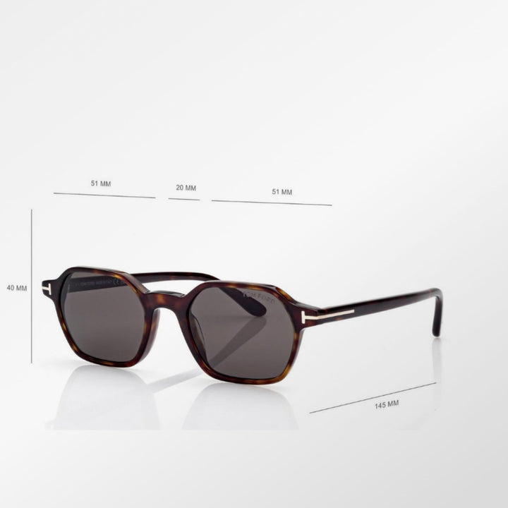 Tom Ford Joey Sunglasses - Dark Havana