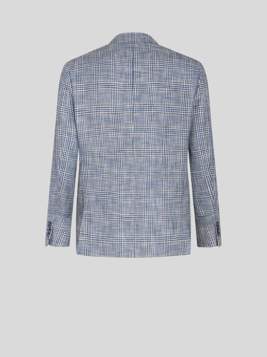 Check Linen &#038; Cotten Blazer