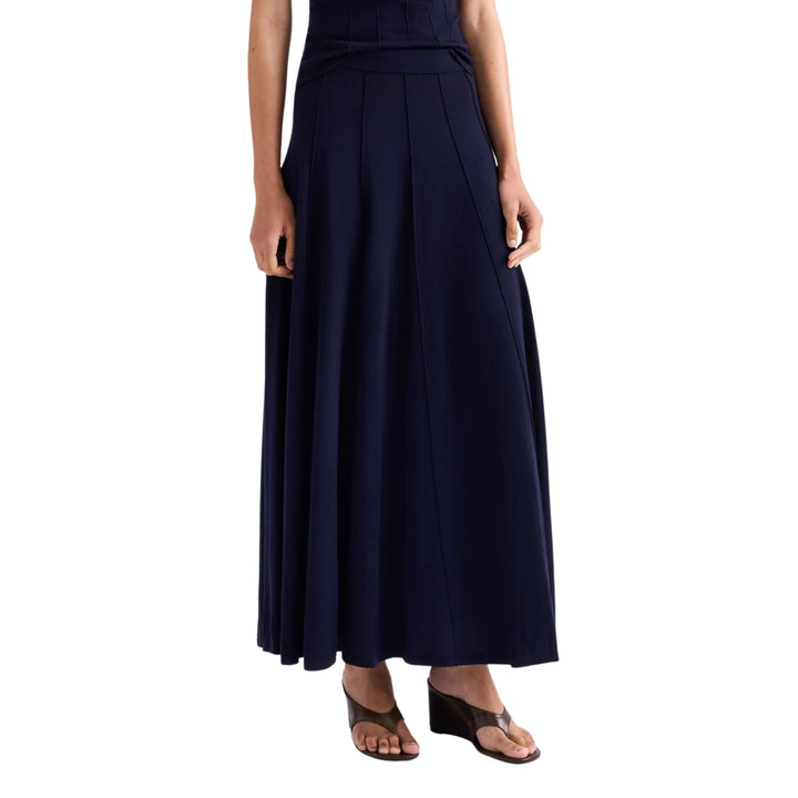 Seamed Maxi Skirt