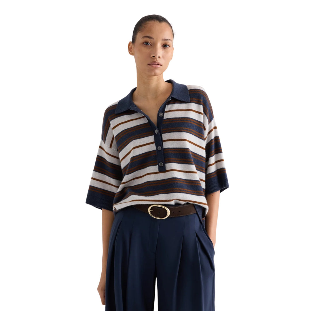 SS Polo With Stripes