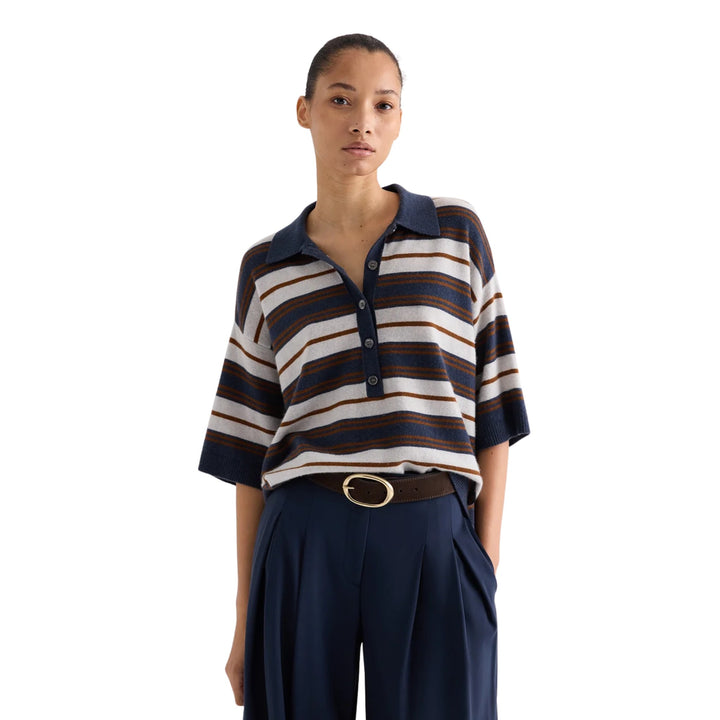 SS Polo With Stripes