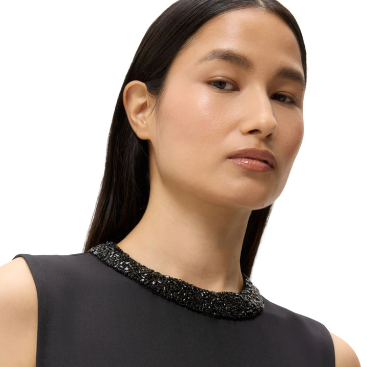 Capitol Dress W/ Crystal Collar