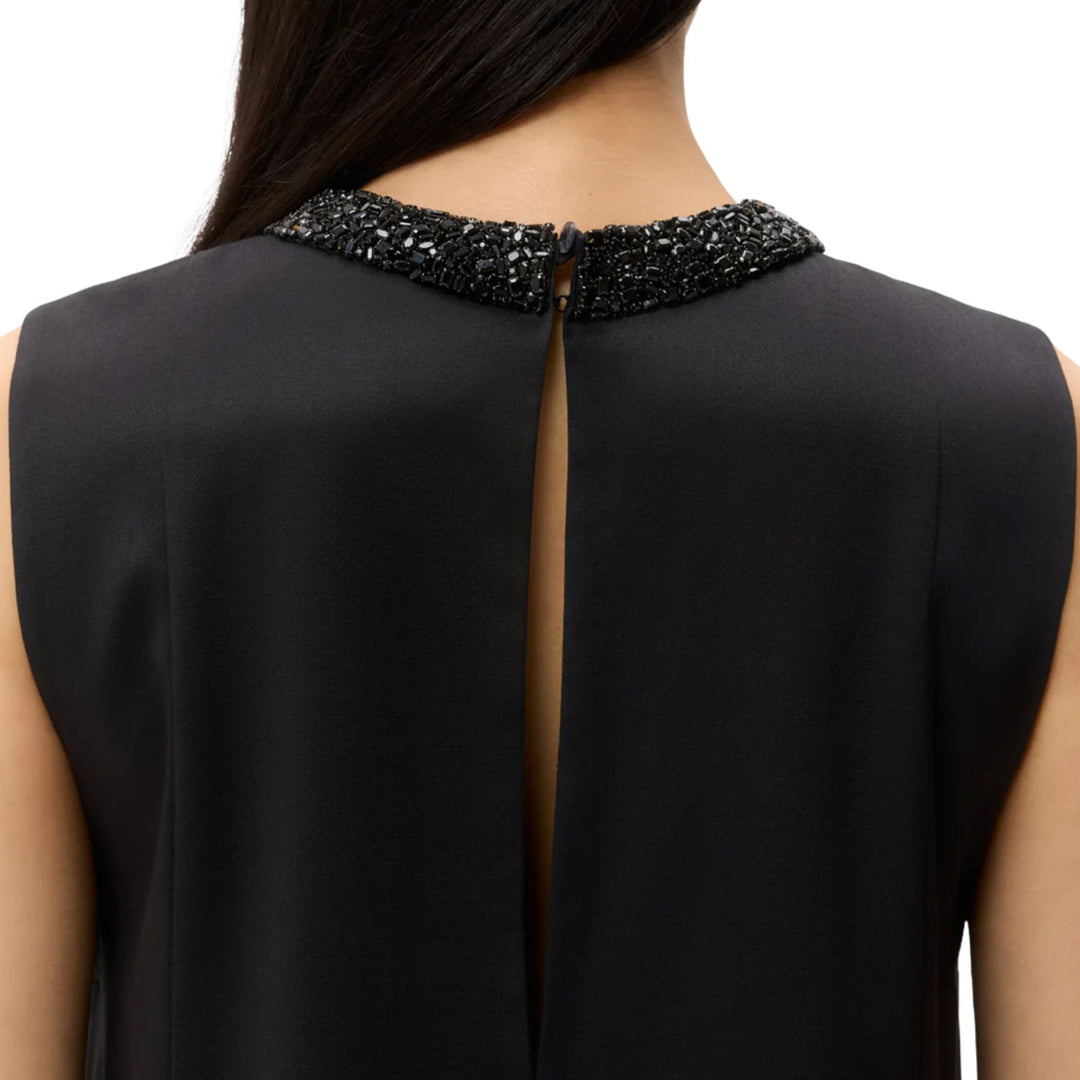 Capitol Dress W/ Crystal Collar