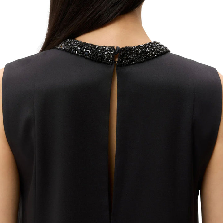 Capitol Dress W/ Crystal Collar
