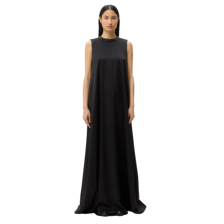 Capitol Dress W/ Crystal Collar