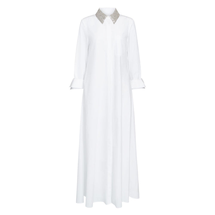 Jennys Gown With Crystal Collar