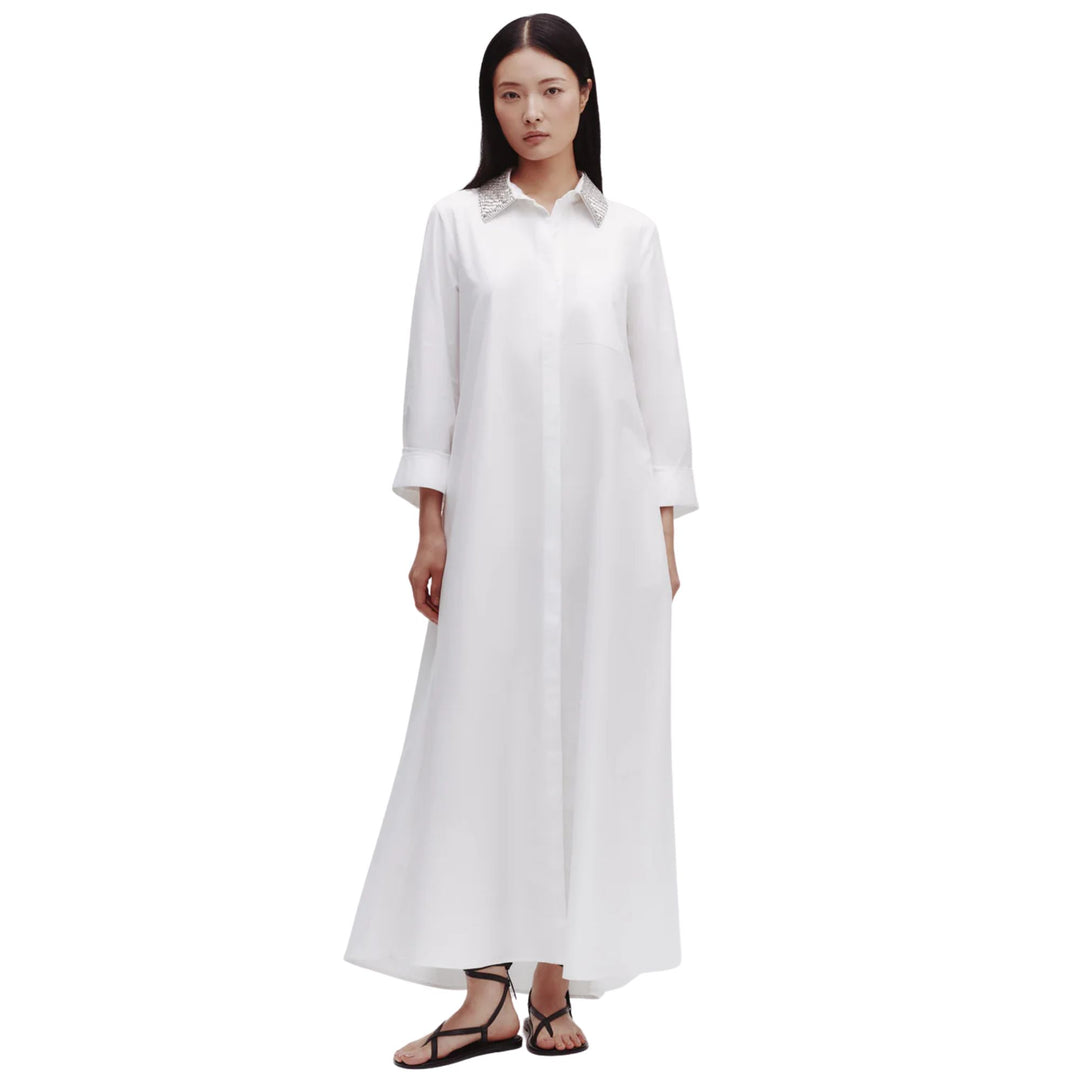 Jennys Gown With Crystal Collar