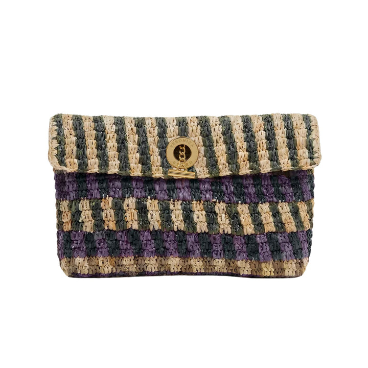 Raffia Anchor Clutch