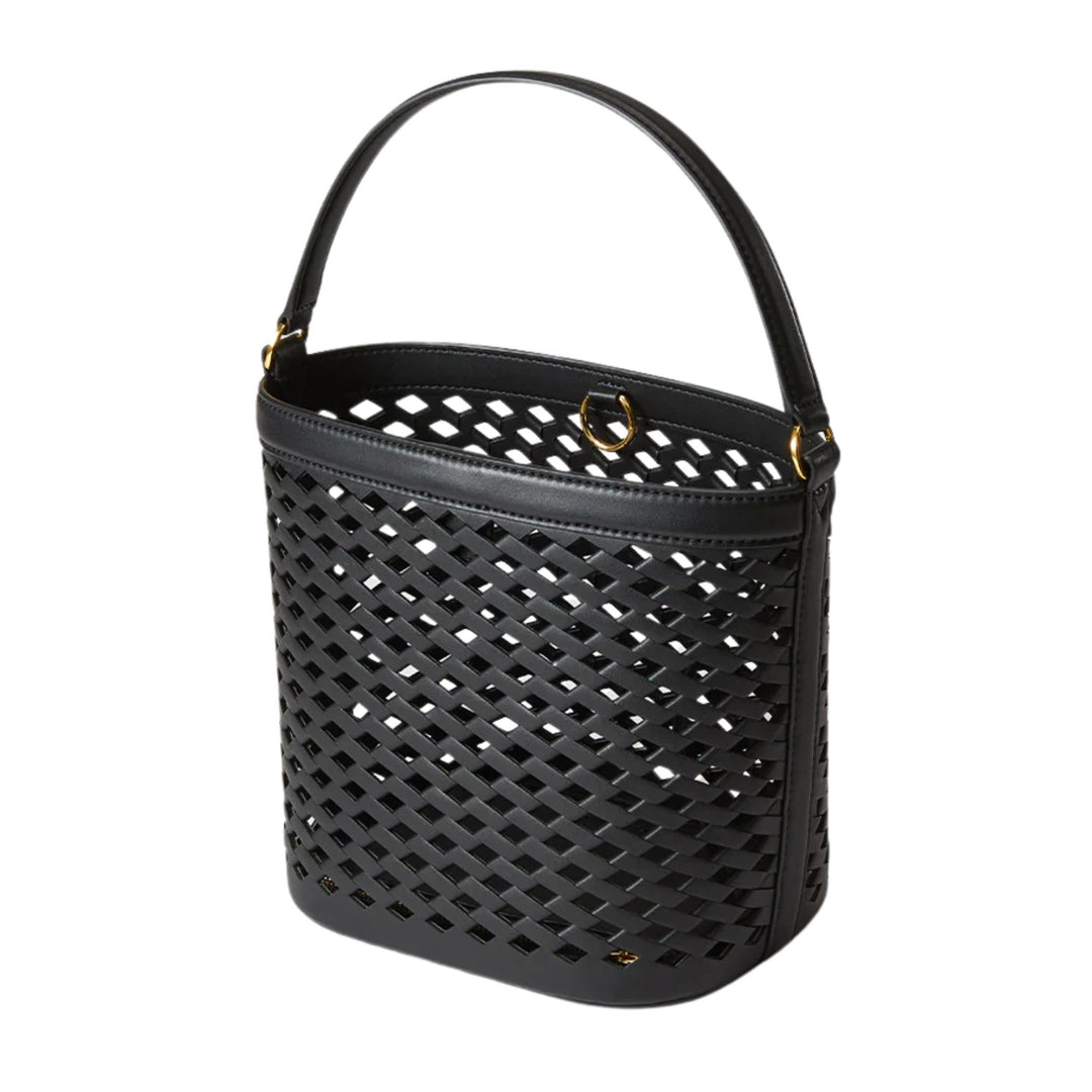Small Perforated Feedbag-Black