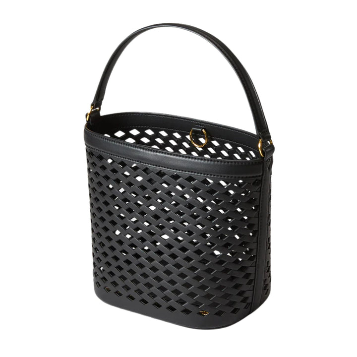 Small Perforated Feedbag-Black