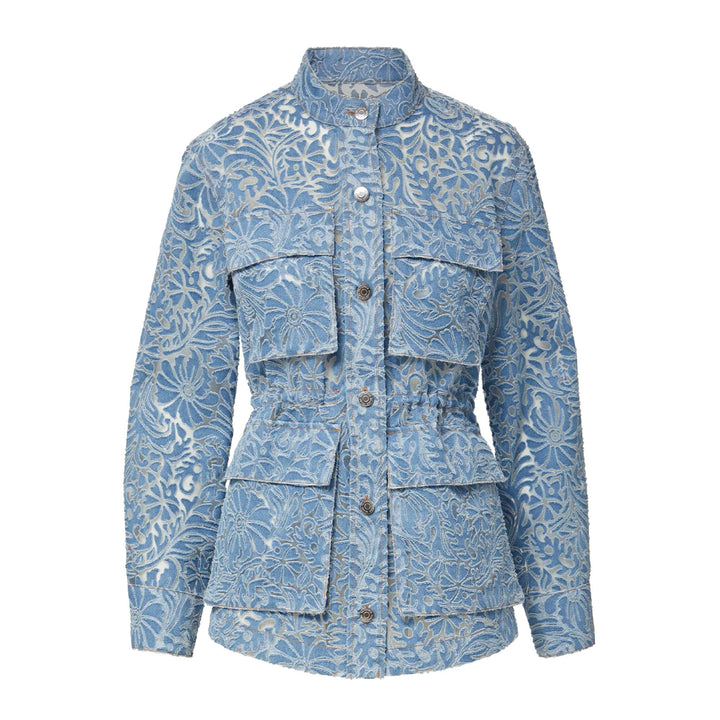 Lane Jacket w/ Burnout Floral