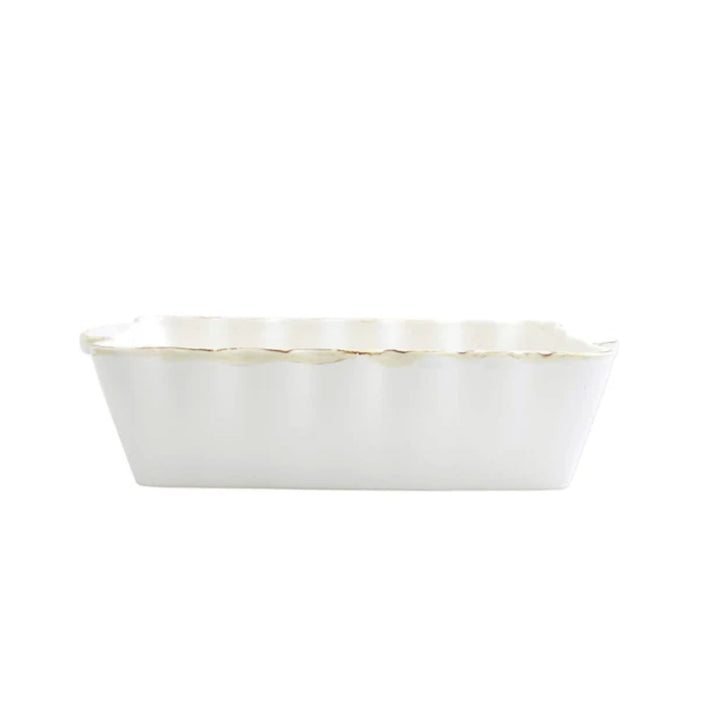 Italian Bakers Medium Rectangular Baker in White