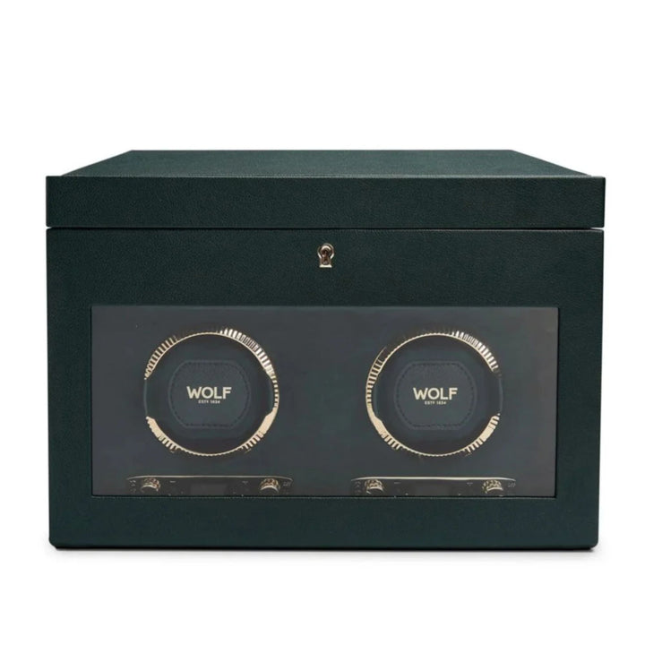 British Racing Double Watch Winder in Green