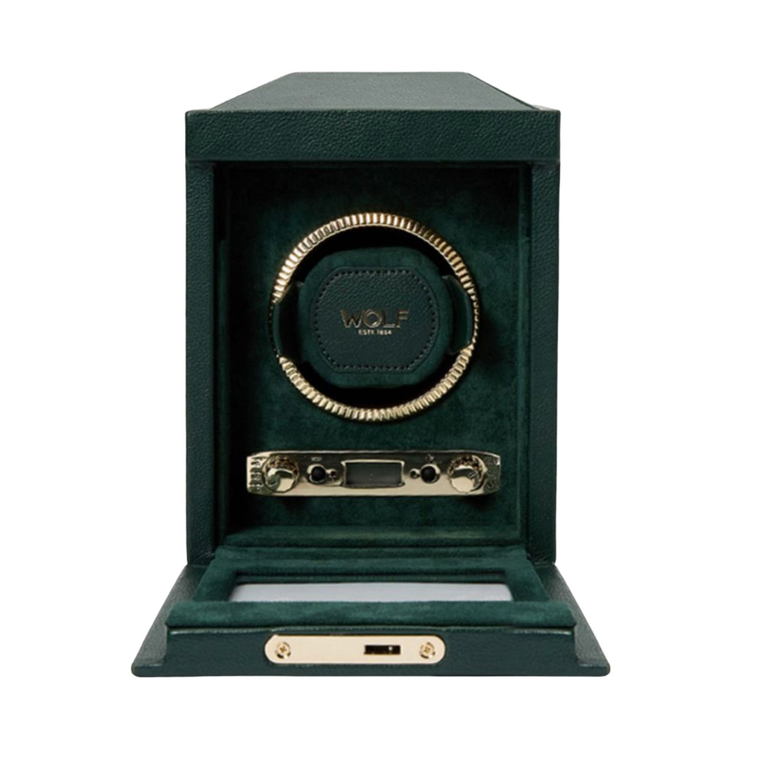 British Racing Single Watch Winder No Storage in Green