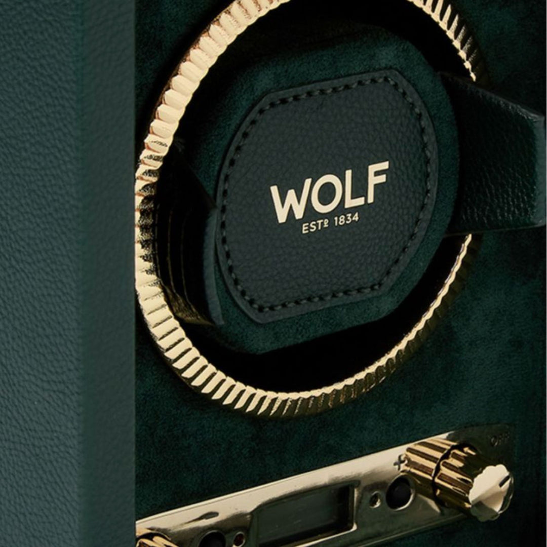 British Racing Single Watch Winder No Storage in Green