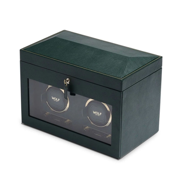British Racing Double Watch Winder in Green