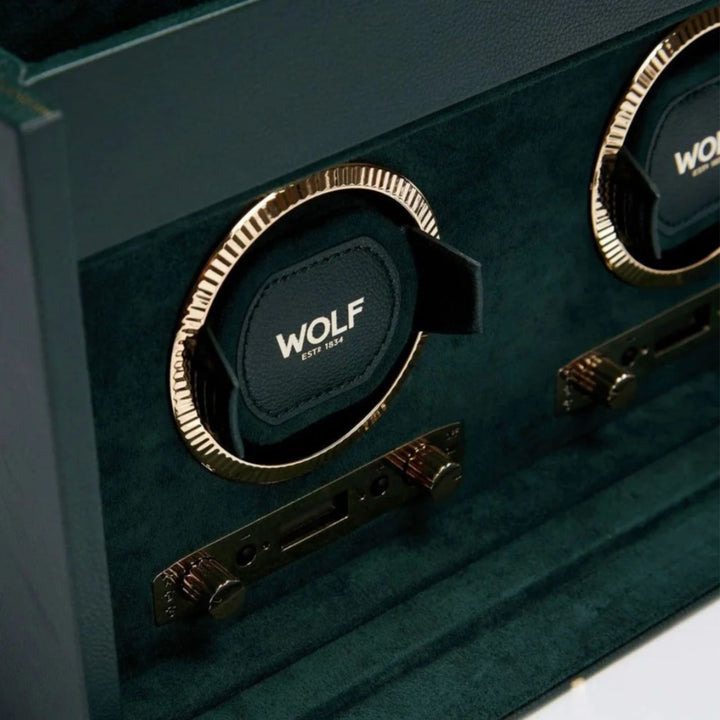 British Racing Double Watch Winder in Green