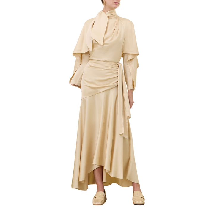 Ascent Draped Maxi Skirt